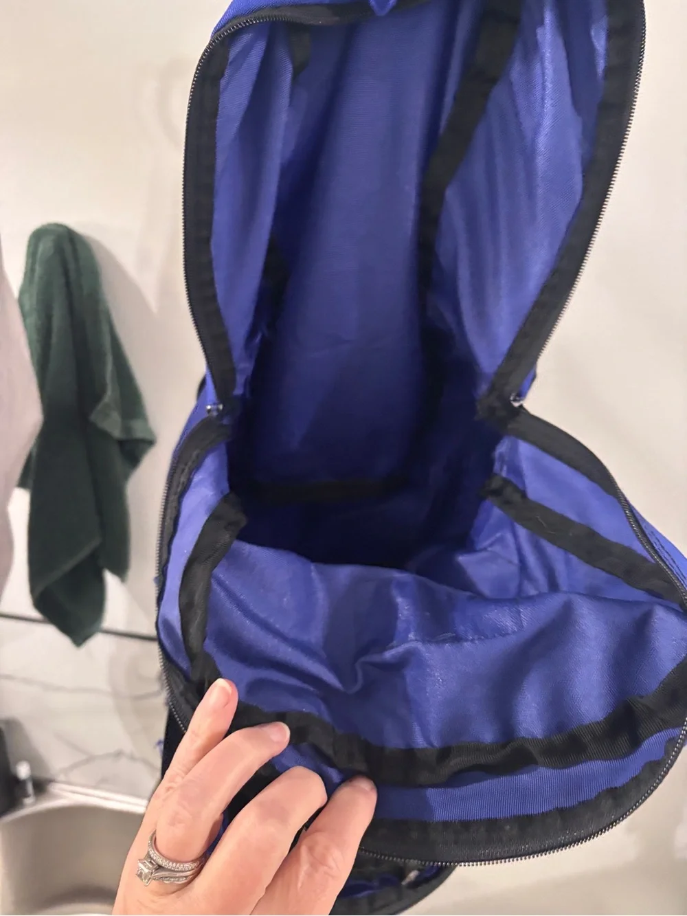 jansport royal blue backpack SuperBreak Plus for easy access hydration without sacrificing internal storage space JanSport Big Student Backpack -